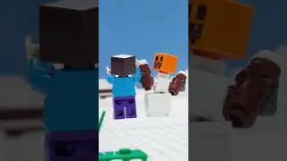 The Snow Hideout | LEGO Minecraft #Shorts