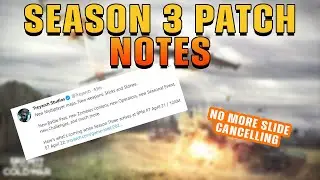Cold War and Warzone Season 3 Patch Notes | Aug Nerf, Ffar Buff, No More Slide Cancelling