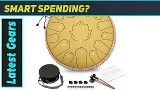 Best 13-inch Steel Tongue Drum? Unboxing the 15-Note Handpan!