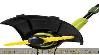 Sun Joe SB602E 11.5-Inch 4.5 Amp Electric SharperBlade 2-in-1 Stringless Lawn Trimmer and Edger