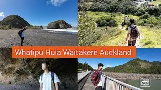 Whatipu beach caves, Huia Dam, Ōmanawanui walk track, Amazing West coast of Auckland, New Zealand