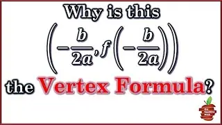 Where does the vertex formula come from?  A geometric approach.