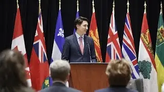 Prime Minister Trudeau delivers remarks following the First Ministers&rsquo; Meeting
