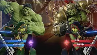 Hulk and Gamora vs Gladiator Hulk and Gamora - MARVEL VS. CAPCOM: INFINITE
