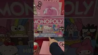 Hello Kitty and Friends Monopoly Looks so Cute and Funny #hellokittyandfriends #monopoly #shorts