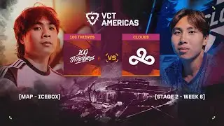 100 vs. C9 - VCT Americas Stage 2 - Playoffs D4 - Map 2