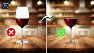 how to remove glass background in photoshop | Easily remove glass background in photoshop