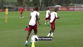 Elfsborg-Roma, l'allenamento completo della squadra giallorossa