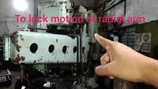 Radial Drill Machine Parts and working