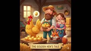 The Golden Hen's tale സ്വർണ കോഴിയുടെ കഥ [screen free malayalam stories for kids ] 