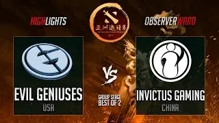 Evil Geniuses vs Invictus Gaming | DAC 2017 | 29.03.2017 | RU Highlights