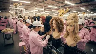Inside a Modern Natural Hair Factory: From Natural Hair to Luxury Wigs (Full Process)