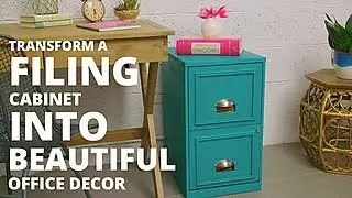 Transform a Filing Cabinet With Chalk Paint | HGTV