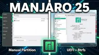 Переход на Arch Linux в 2026 году: установка Manjaro 25 с ручным разделением диска (UEFI + Btrfs)