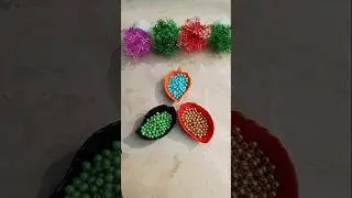 Famous Color's 😍 Pearls Beads Oddly Satisfying Reverse video #asmr  #oddlysatisfying  #beads #short
