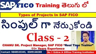 Types of Projects In SAP FICO In Telugu #తెలుగు లో |  SAP FICO Real Time Training In Telugu #ChanuSk