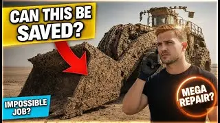 From Thick Mud to Shining Yellow | Extreme Wheel Loader Cleaning ASMR