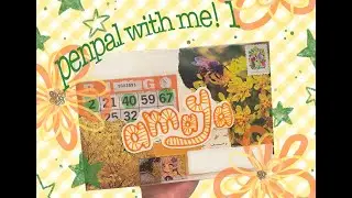 Pen Pal With Me 1 🌻 Orange and Yellow 🍊Mini Zine
