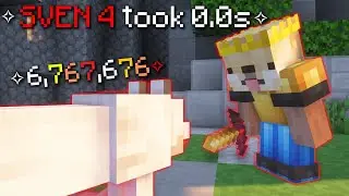 Самый дешевый способ убить Свена 4-го уровня одним выстрелом! (Hypixel Skyblock)