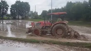 Tractor make muddy soil before seeding|Farming in Cambodia