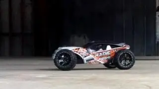 High Volts RC - Kyosho Rage VE Spins around Abandon Warehouse