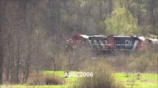 CN 589 Filmed On The Renfrew Sub From The Beachburg