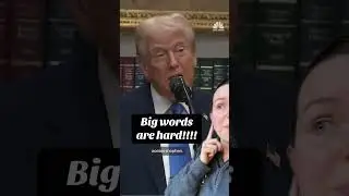 Трамп не умеет говорить громкие слова. Воспитательница детского сада готова помочь.