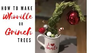 DIY How to Make Whoville or Grinch Trees