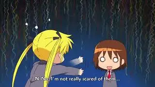 Sonya chan is scared of the ghost