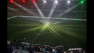 Pokaz świateł i Sen o Warszawie przed meczem z Widzewem