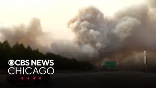 Oklahoma wildfires burn 300 buildings, injure 100 people