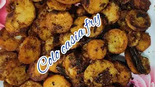 Colo Casia Fry / Chappa Kizhangu Fry #chappakizhangufry#colocasiafry#shorts#shortvideo#youtube