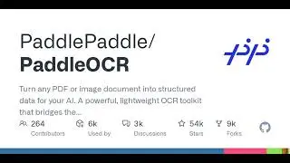 GitHub &mdash; PaddlePaddle/PaddleOCR: Превратите любой PDF-файл или изображение в структурированные да...