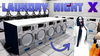 ЖУТКАЯ ЖЕНЩИНА В ПРАЧЕЧНОЙ! - Laundry Night (Horror Game)