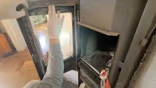 Ofen Dichtung ersetzen. Kaminofen Holzofen mit FireFix Kleber Set Dichtschnur