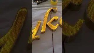 Custom LED  Perforated Stainless Steel Channel Letters