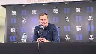 Duke coach Jon Scheyer Full Press Conference in win over BC
