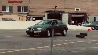 Alfa Romeo 156, 2.0 twin spark, racing in Moscow.