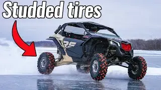 Maverick X3 na cienkim lodzie