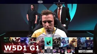 Mad Lions vs Misfits | Week 5 Day 1 S10 LEC Spring 2020 | MAD vs MSF W5D1