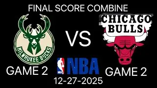NBA Game 2 Milwaukee Bucks vs Chicago Bulls (12-27-2025)