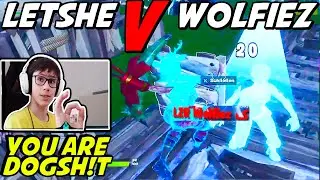 Letshe Challenged Wolfiez to a 1v1 To Show Him who's The Best Controller Player EU