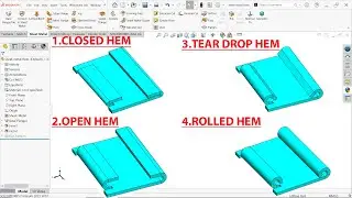 SolidWorks Sheet Metal Hem Feature