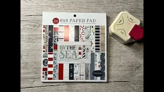 10 Karten zur Kommunion/Konfirmation mit dem 15x15 Paper Pad - By the sea von Carta Bella - Tutorial