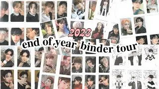 end of year kpop photocard collection binder tour ♫ 2023 edition