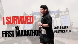 I SURVIVED My First Marathon - Dallas Marathon Vlog 2024