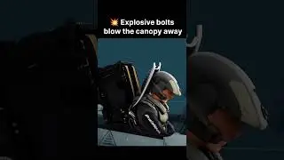 🚀(Parts 2) How a Fighter Jet Pilot Escapes in Seconds ✈️💥#fighterjet#aviation#ejectionseat#pilotlife