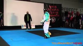 Willie Hicks vs Chad Cannon Men's Overall Sparring Grand at Texas State Championships 2013