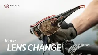 evil eye sports glasses trace | lens change how-to