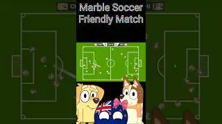 Chucky Vs Chilli - Marble Soccer Bluey Friendly #shorts #marblesoccer